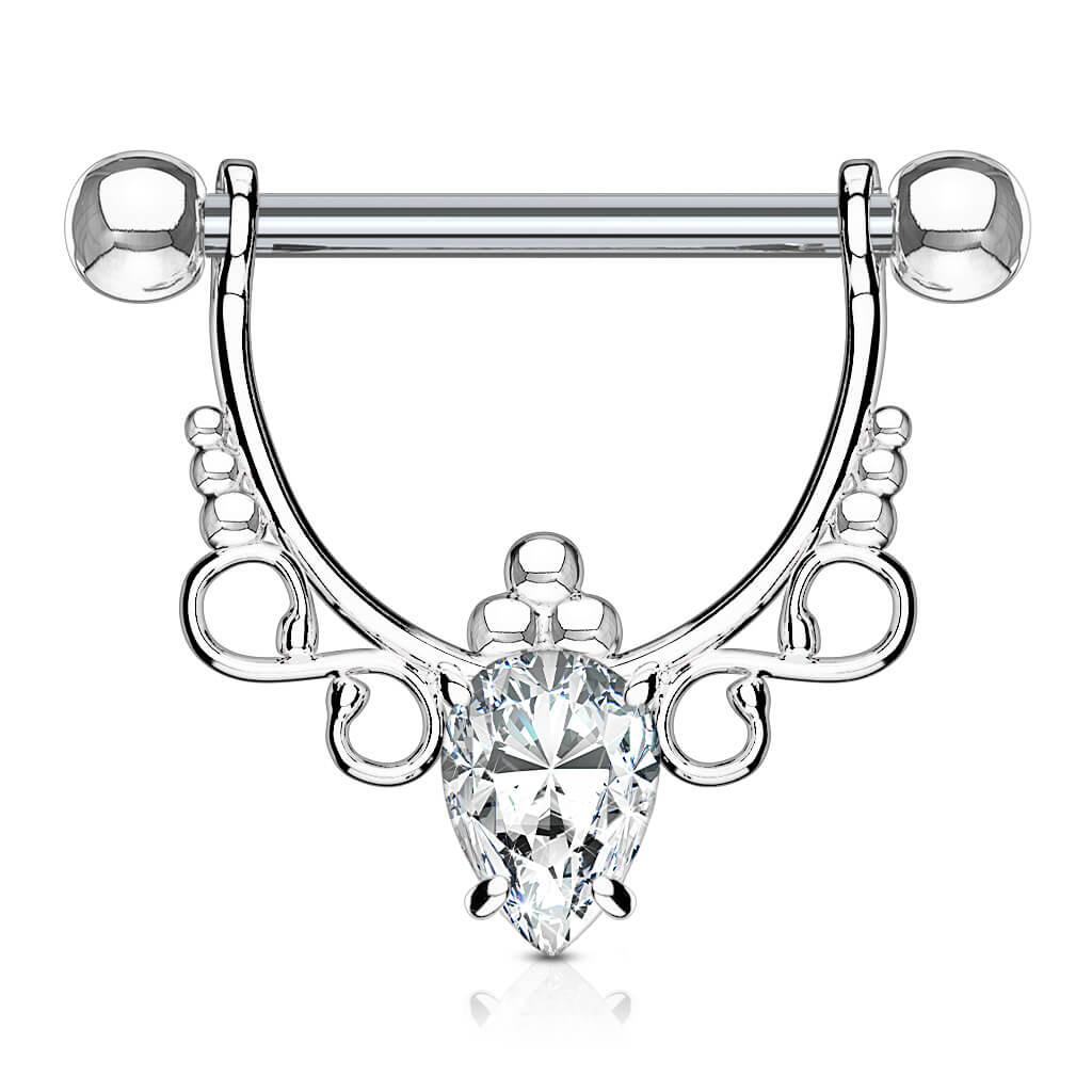 Nipple Piercing Drops dangle Zirconia