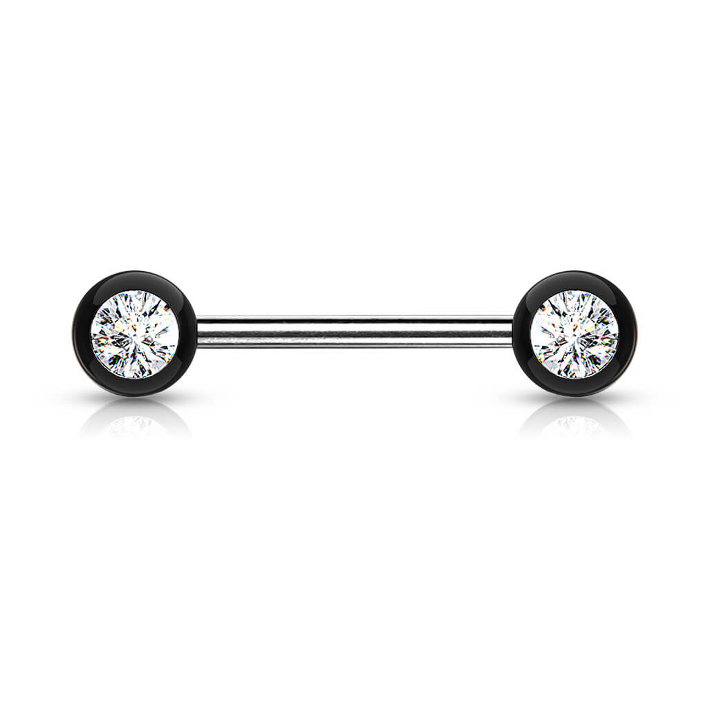 Nipple Piercing Zirconia Ball