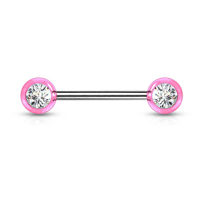 Nipple Piercing Zirconia Ball