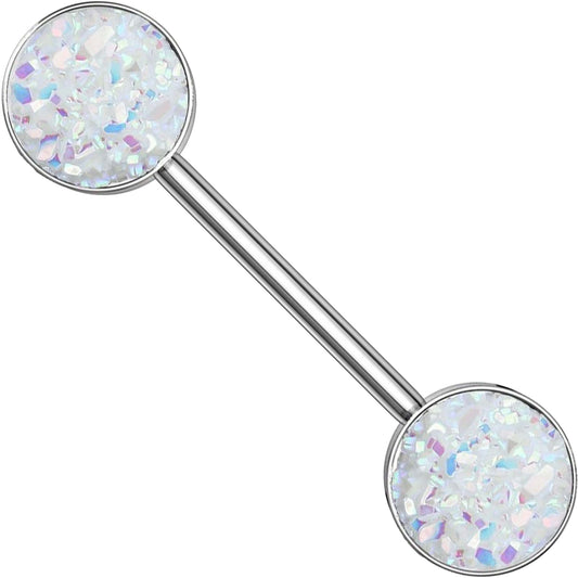 Nipple Piercing Illuminating synthetic Stone