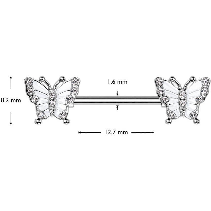 Téton Papillon Zircone