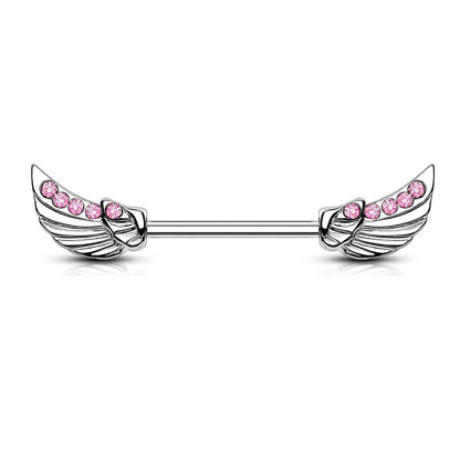 Nipple Piercing Wing Zirconia