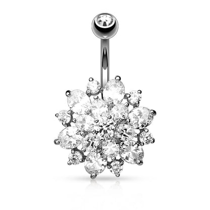 Bauchnabelpiercing Dahlia Zirkonia