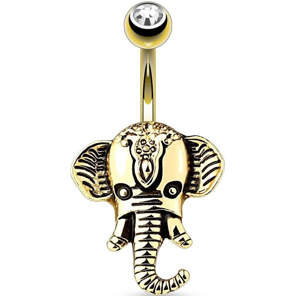 Piercing Nombril Elephant Zircone