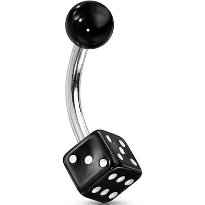 Belly Button Piercing Acrylic Dice