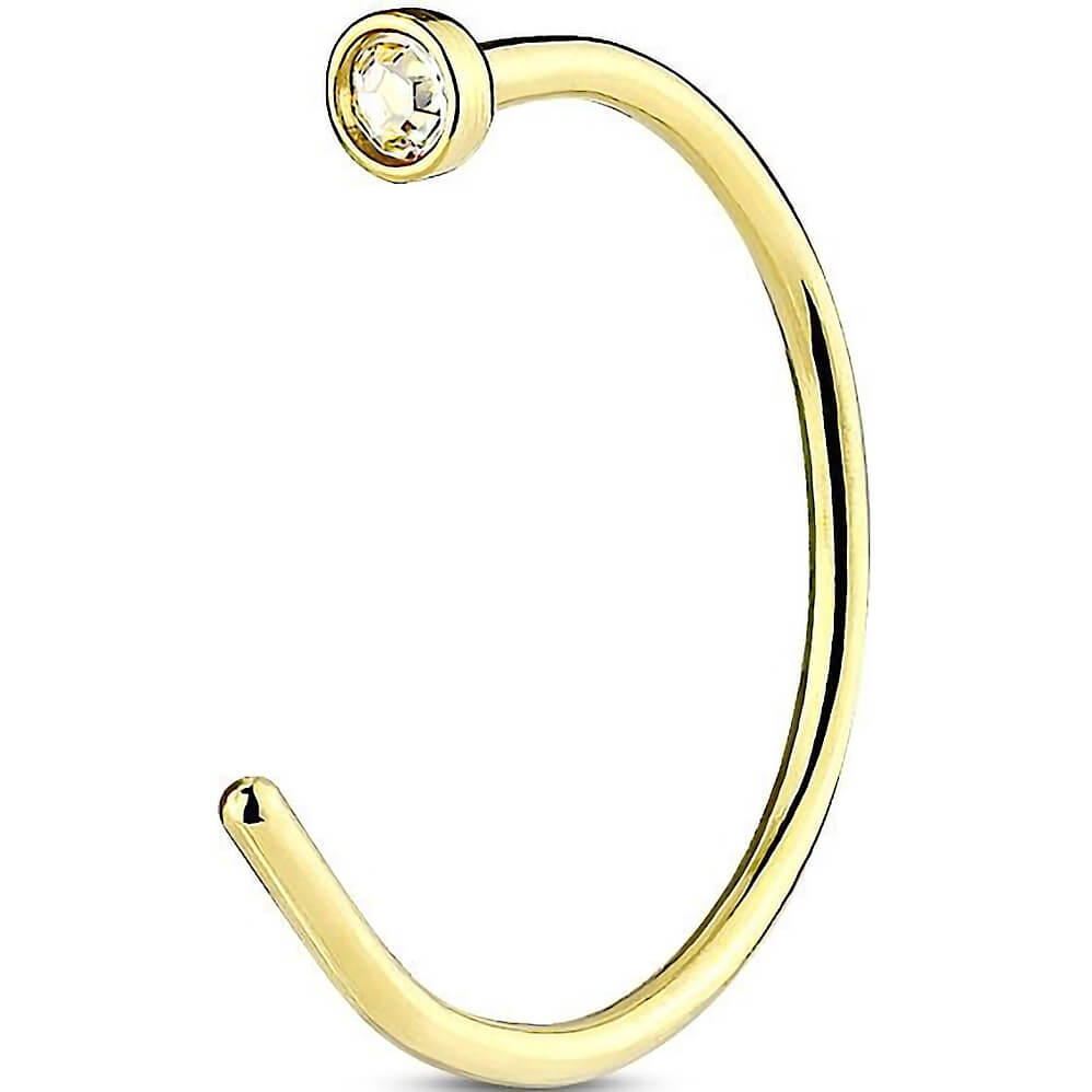 Nose Hoop Half Hoop Zirconia