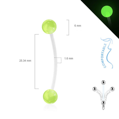 Belly Button Piercing Ball Glow in the Dark