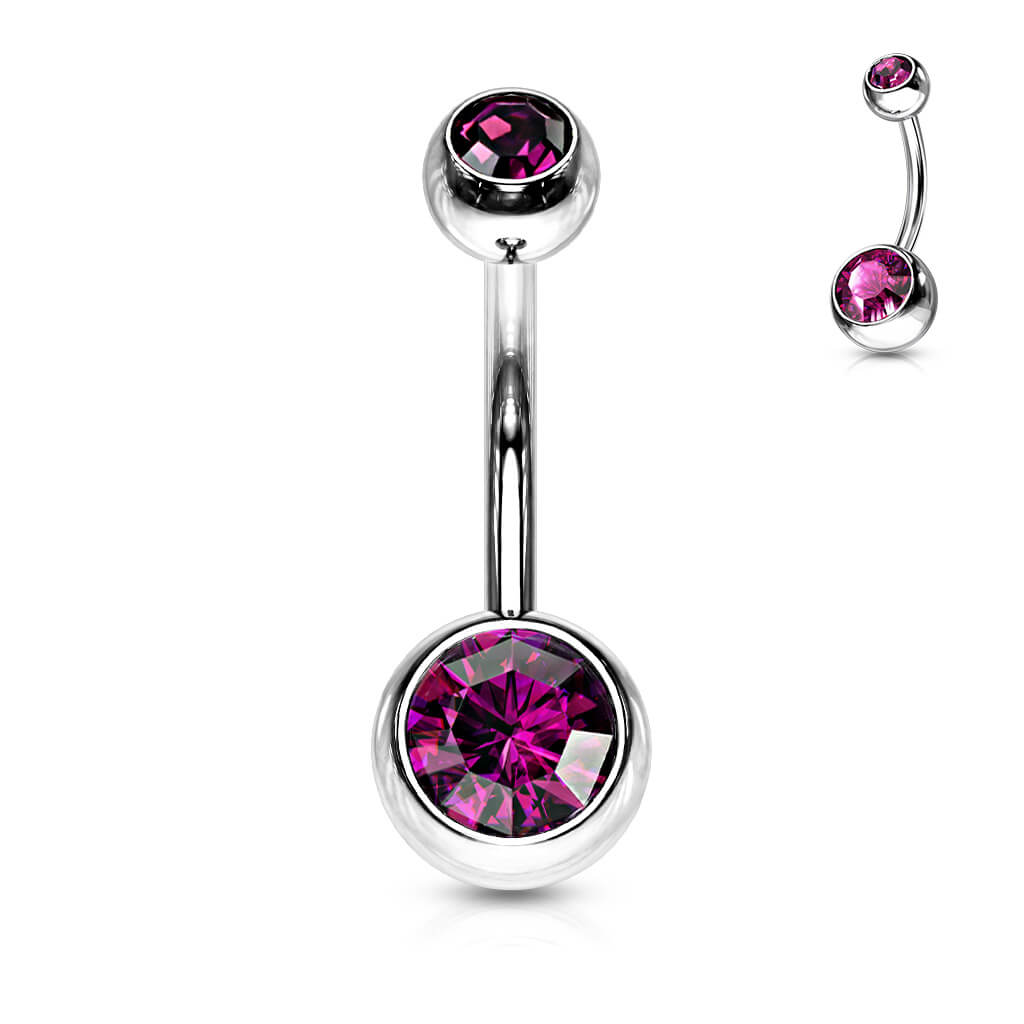 Belly Button Piercing Ball Zirconia