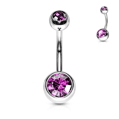 Bauchnabelpiercing Kugel Zirkonia