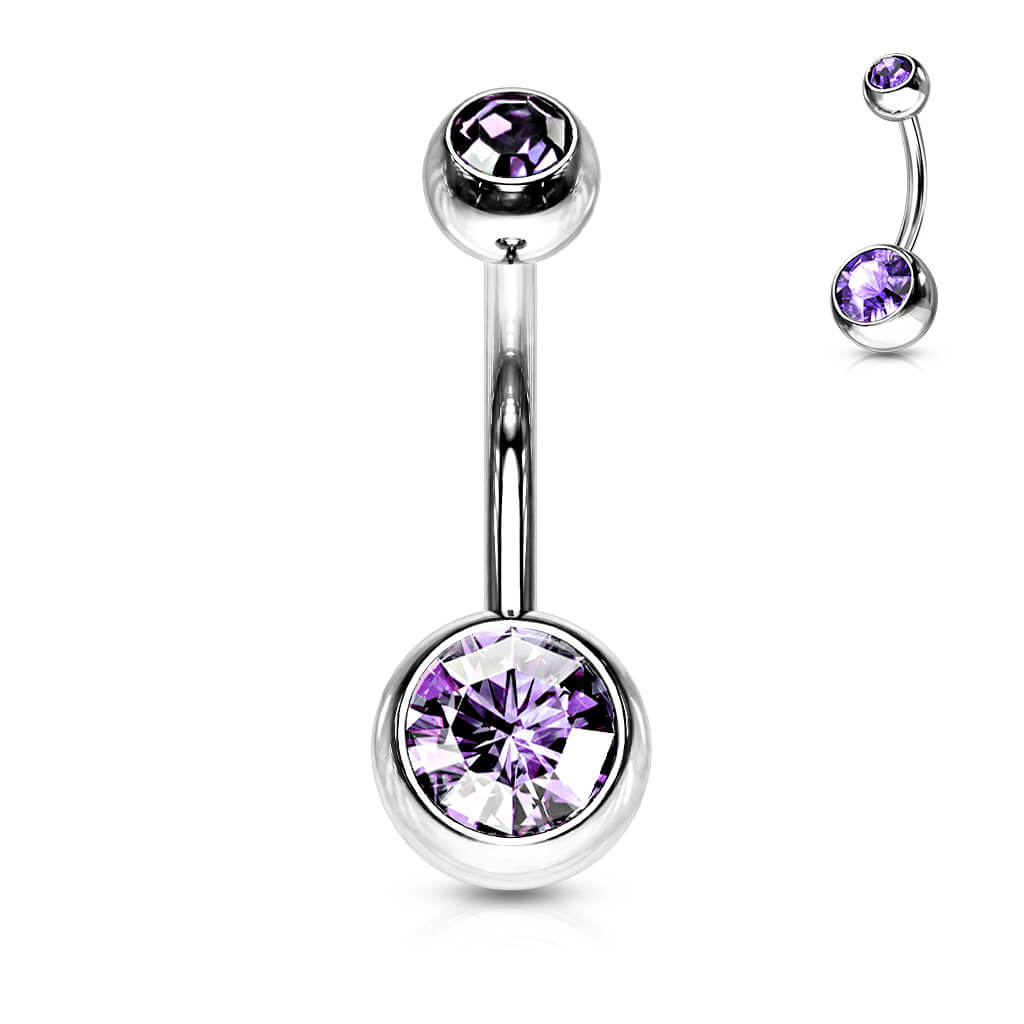 Belly Button Piercing Ball Zirconia