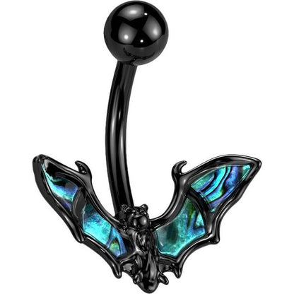 Belly Button Piercing Bat Abalone