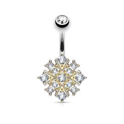 Belly Button Piercing Star Zirconia