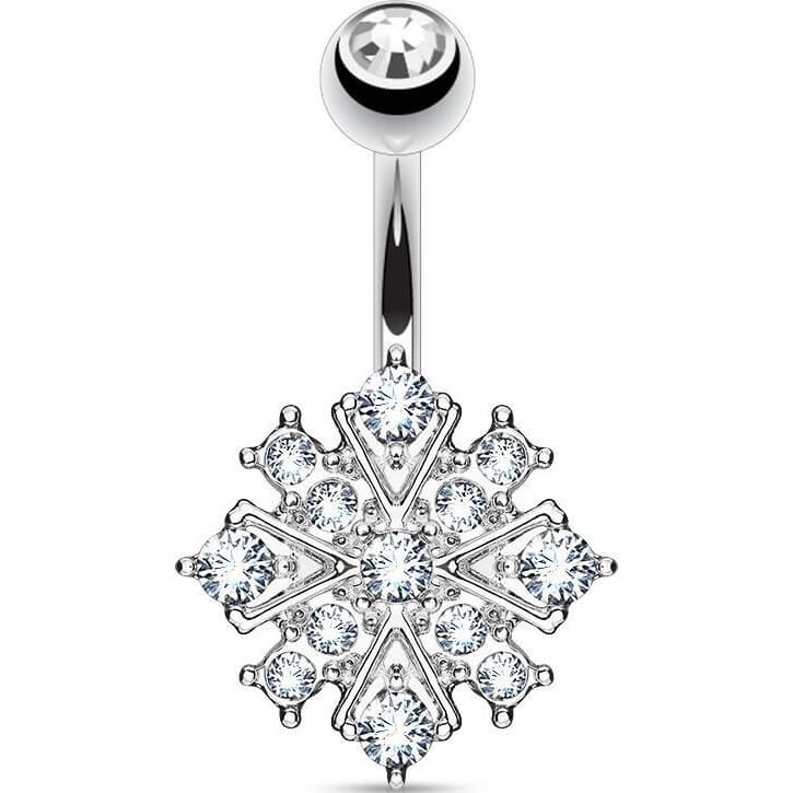 Belly Button Piercing Star Zirconia