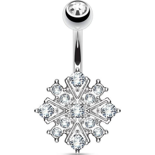 Belly Button Piercing Star Zirconia