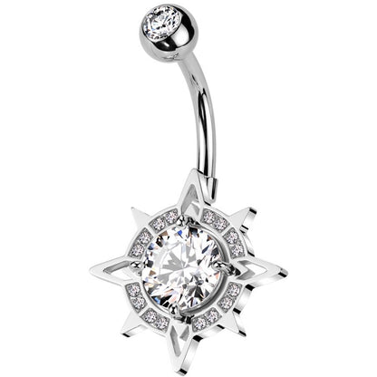 Piercing Nombril Boussol Zircone