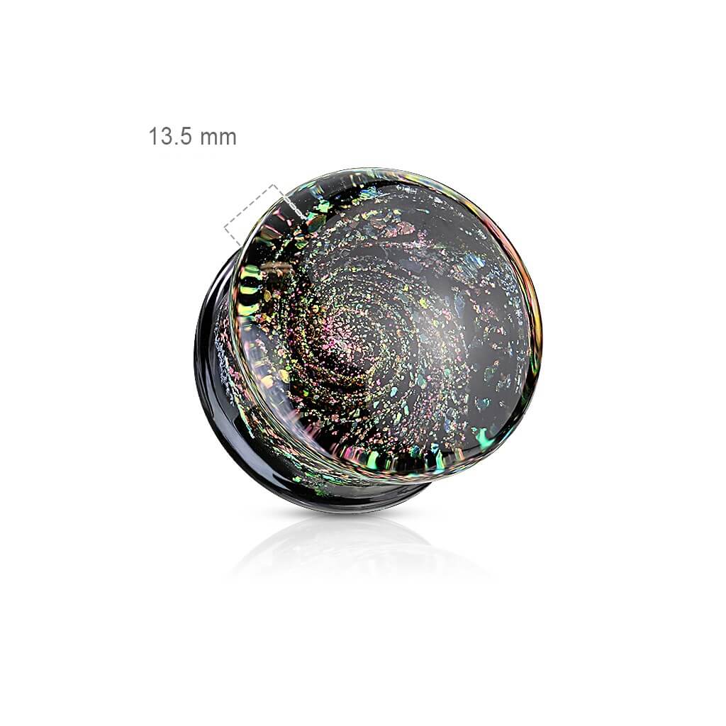 Glass Plug Galaxy Glass