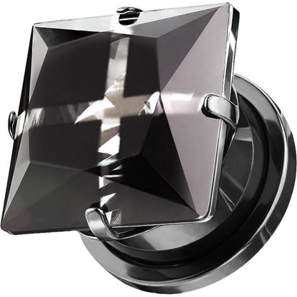 Plug Square Zirconia Black