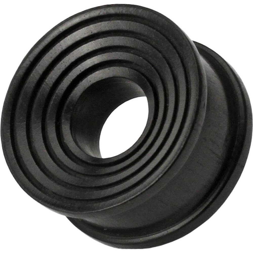 Tunnel Rings Ebony Wood