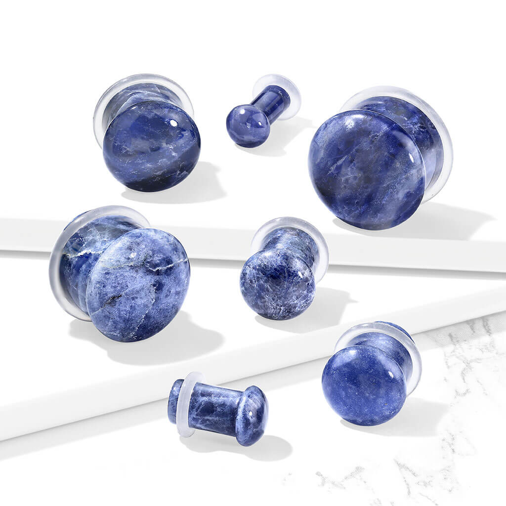 Plug Sodalite con O-Ring in silicone