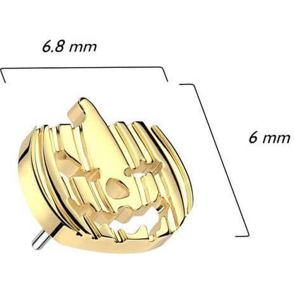 Titanium top jack-o-lantern Push-In