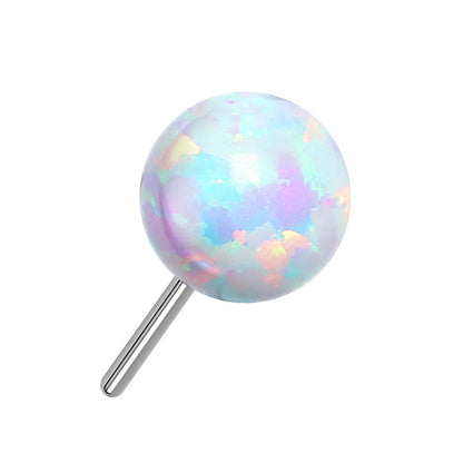 Titanium top ball opal Push-In