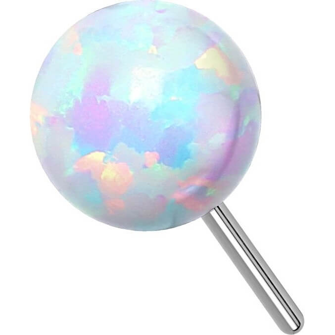 Titanium top ball opal Push-In