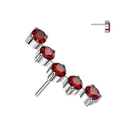 Titane Embout Embout 5 Zircone Enfoncer