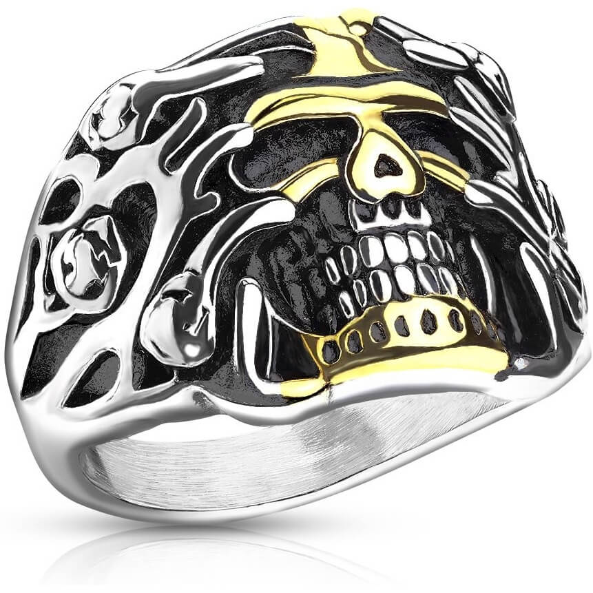 Totenkopf Gold Silber