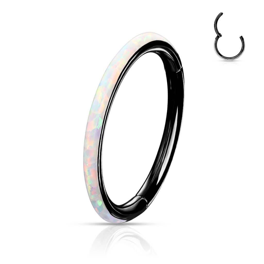 Anello Piercing Opale Clicker