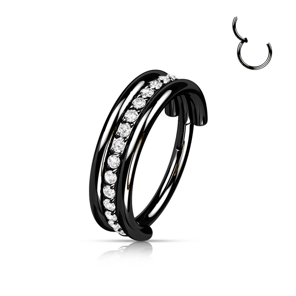 Titanium Ring Zirconia Clicker