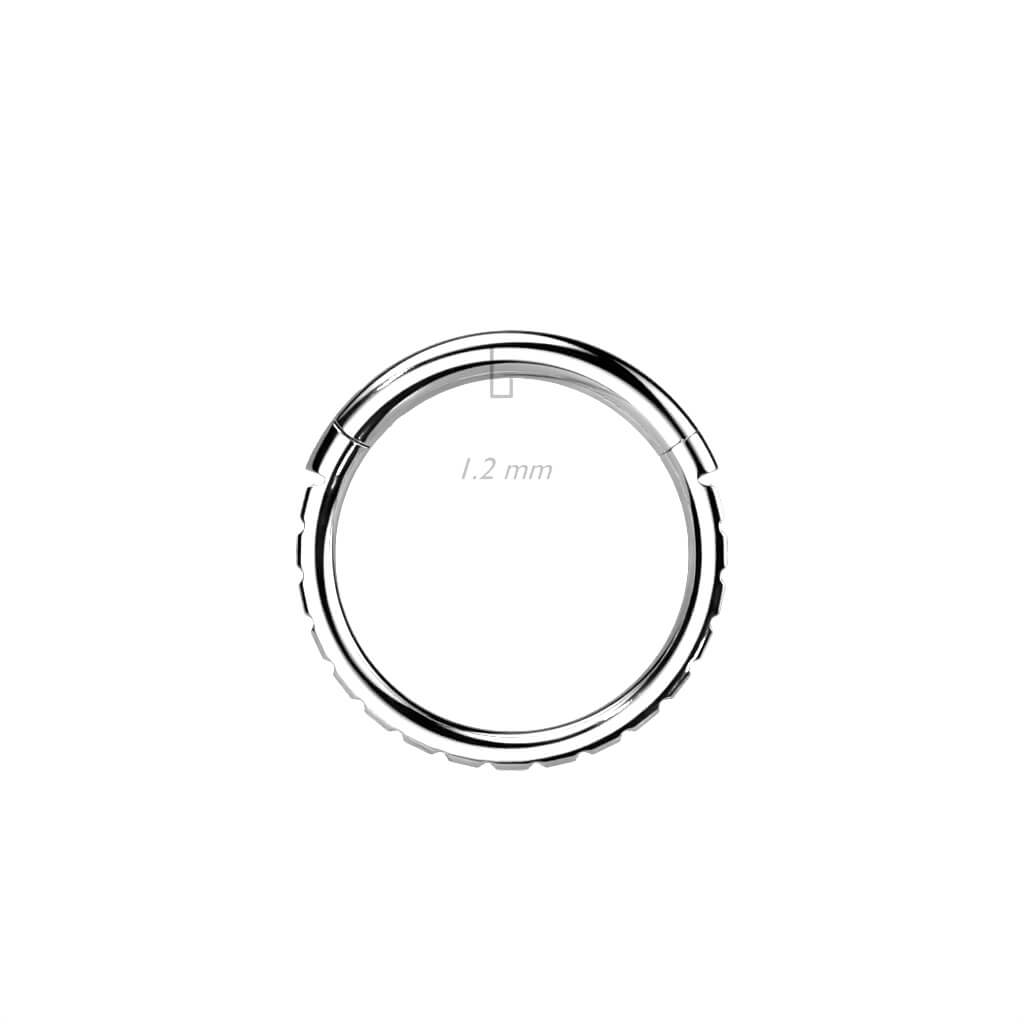 Titanium Ring Zirconia Clicker