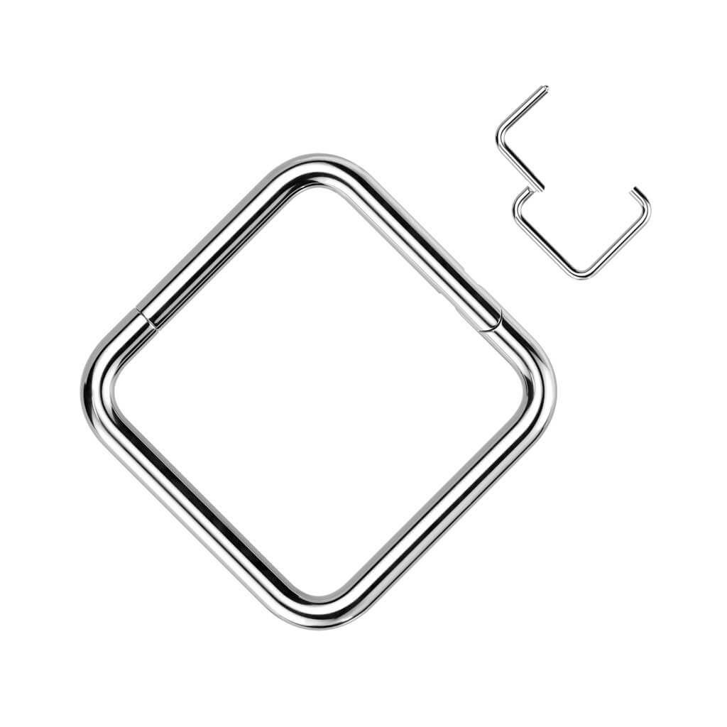 Titanium Ring Square Clicker