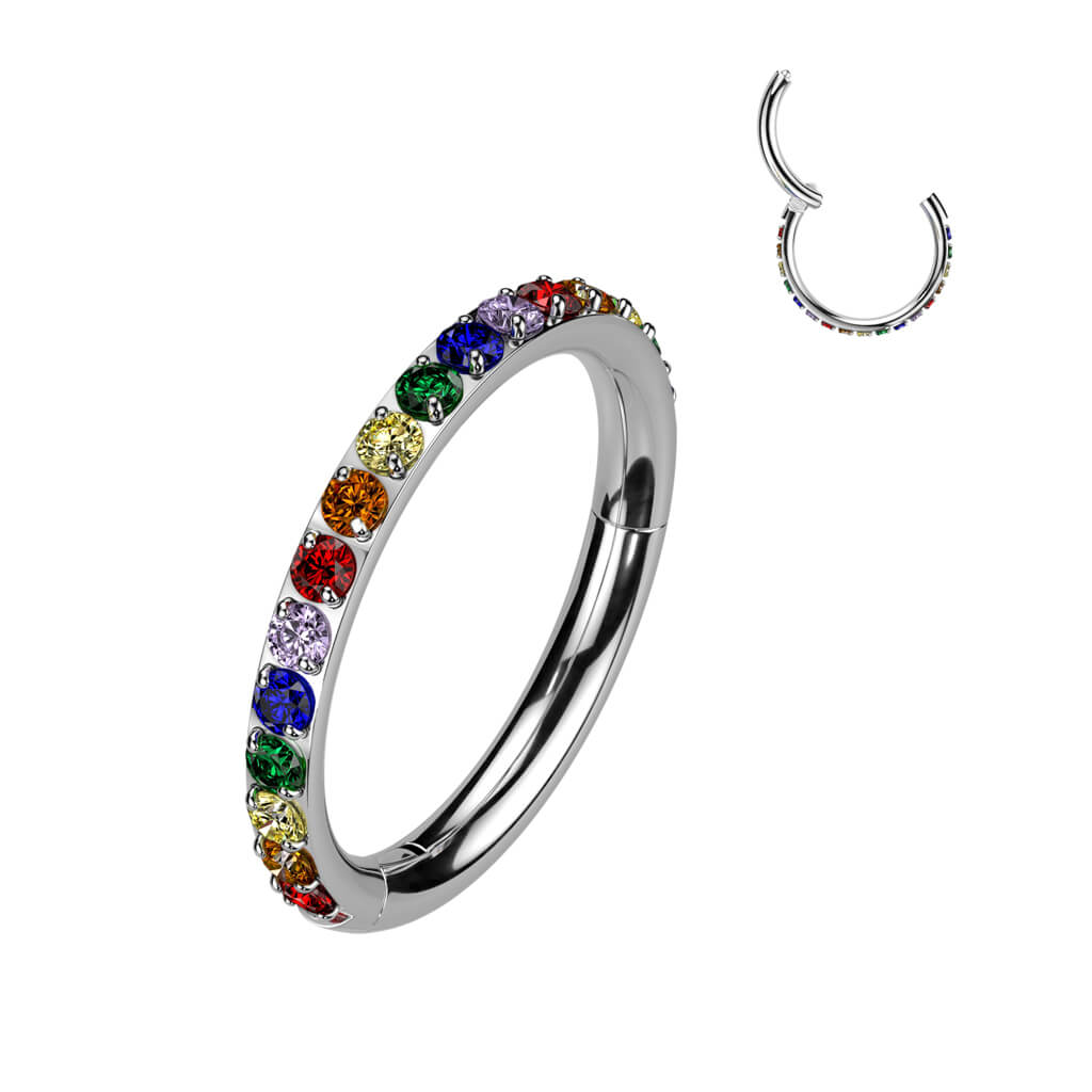 Titanium Ring Zirconia Clicker