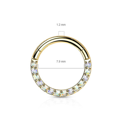 Titanium Ring Zirconia Clicker