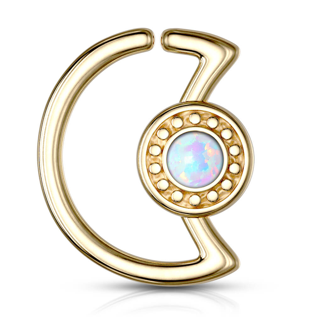 Ring Mond Opal Biegbar