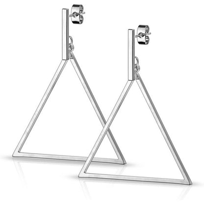 Bouton d'Oreille Pendentif Triangle