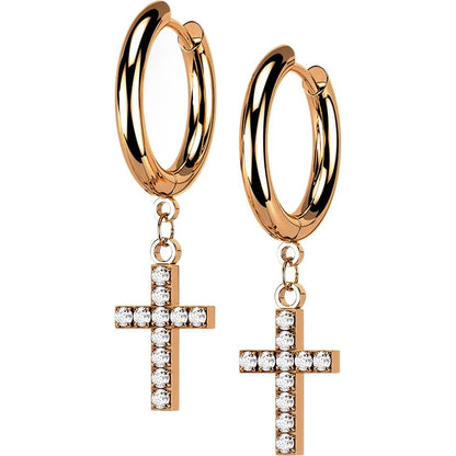 Cross Zirconia dangle Clicker