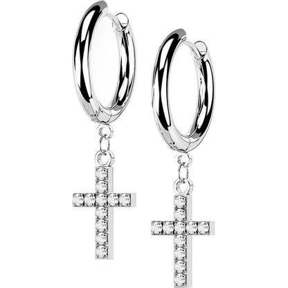 Cross Zirconia dangle Clicker