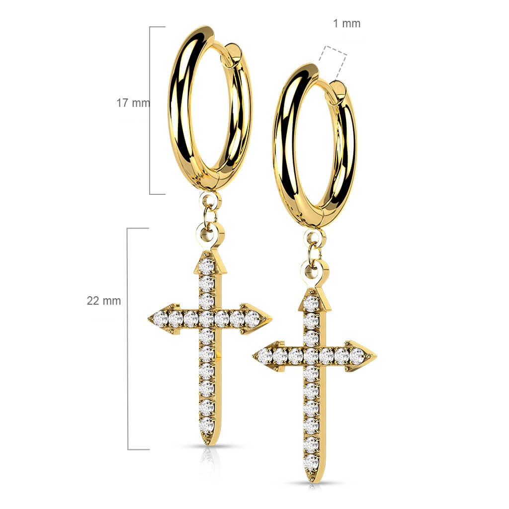 Cross Zirconia dangle