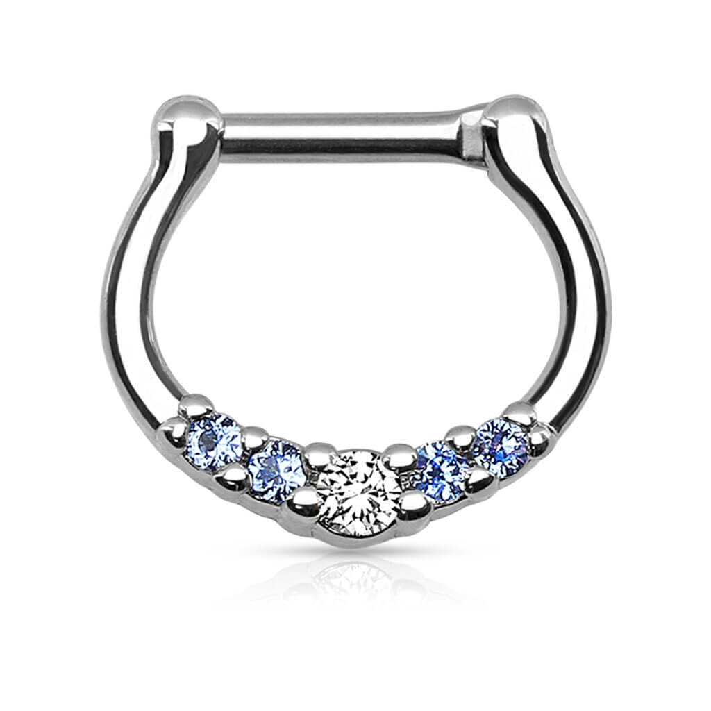 Septum Piercing Clicker Zirconia Clicker