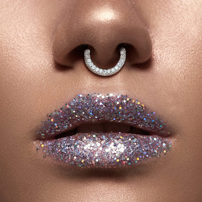 Piercing Septum  Clicker con zircone Clicker