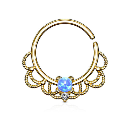 Ring Filigree Opal Bendable