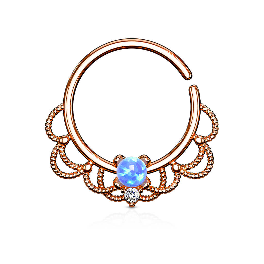 Ring Filigree Opal Bendable