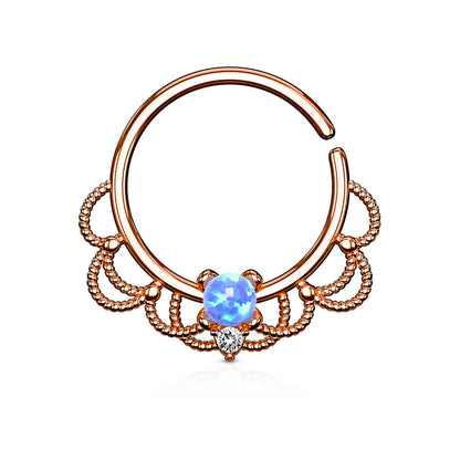 Ring Filigree Opal Bendable