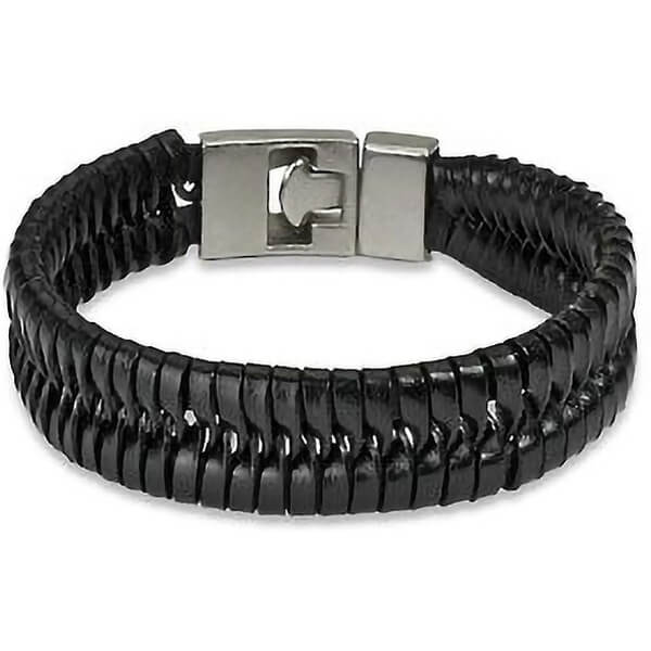 Bracelet Tressé Noir