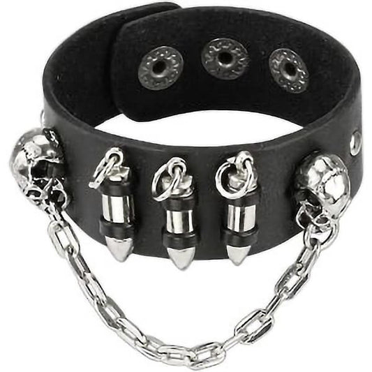 Bracelet Balles Chaînes noirs