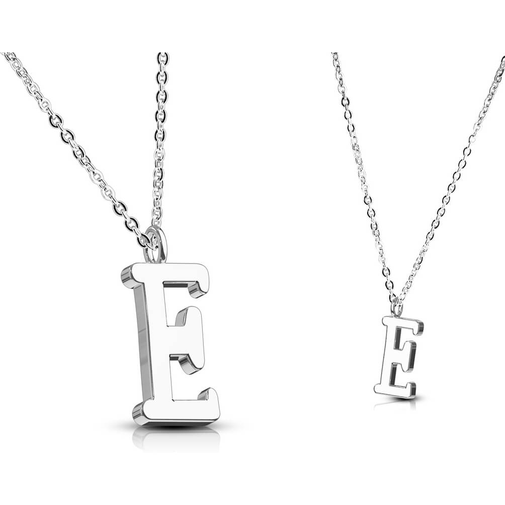 Collier Lettres A-Z Argent