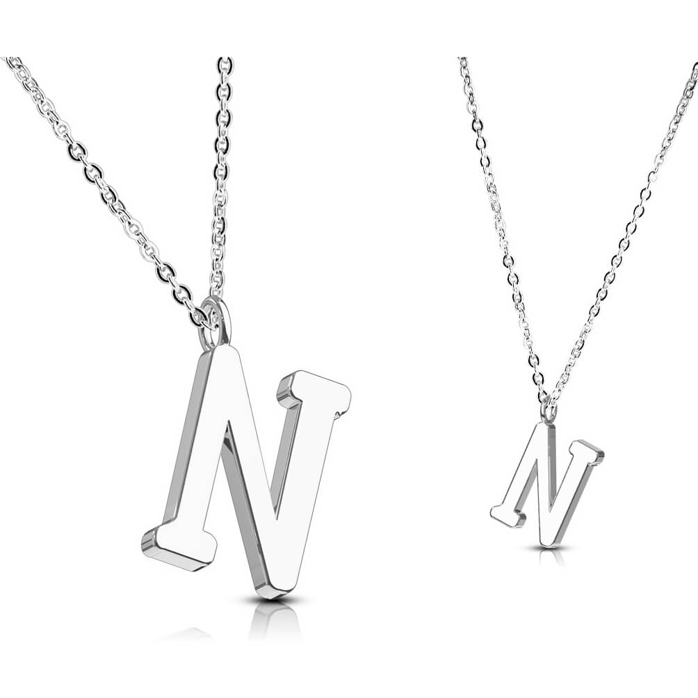 Collier Lettres A-Z Argent