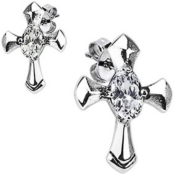 Cross Zirconia Silver