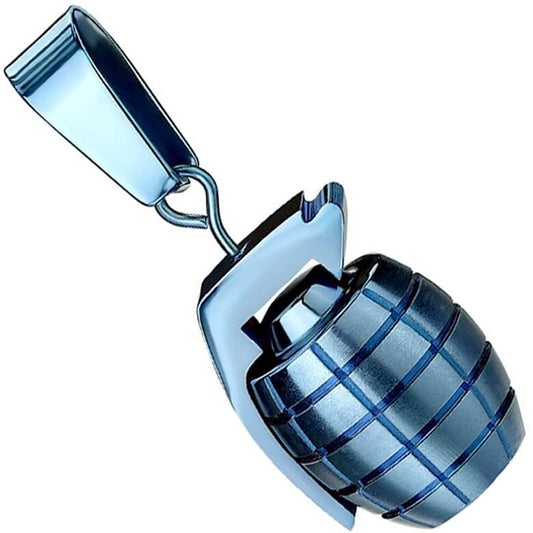 Collier Grenade Bleu